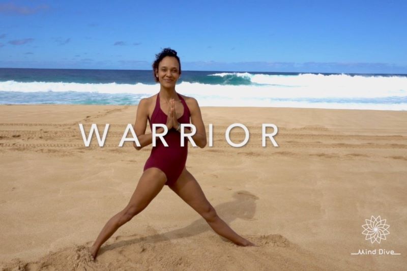 Mind Dive App Yoga poses with Sonya Om